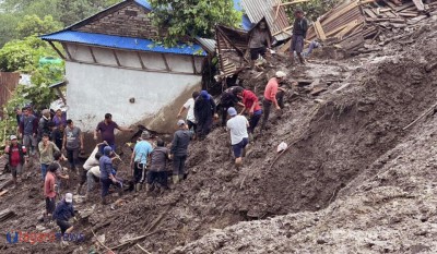 लमजुङ पहिरो अपडेटः बेपत्ता ४ जनाकै शव भेटियो